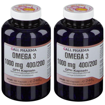 Gall Pharma Omega 3 1000 mg (2x180 gélules)