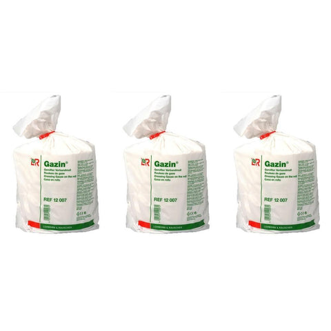 Gazin® bande de gaze 10 cm x 5 m 4 plis (3x1 pièce)