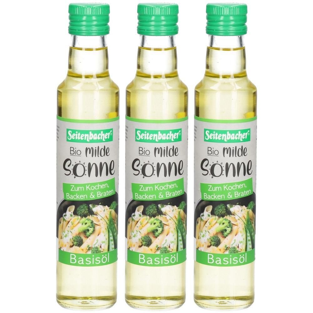 Seitenbacher® Bio milde Sonne (huile de base) (3x250 ml)