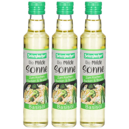 Seitenbacher® Bio milde Sonne (huile de base) (3x250 ml)