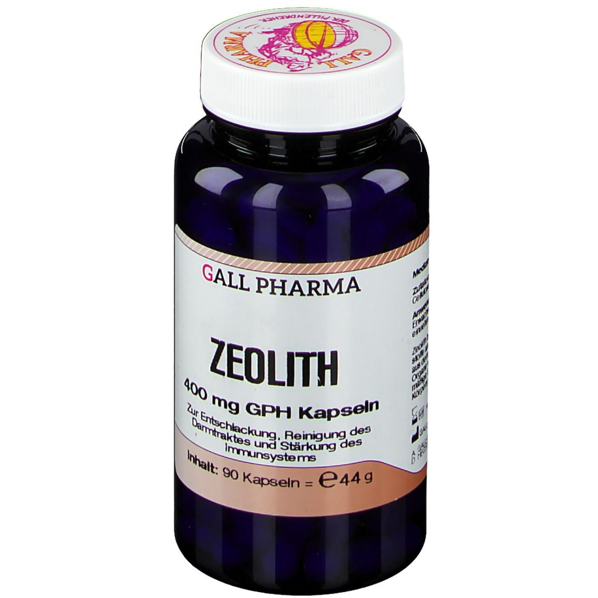 GALL PHARMA Zeolith 400 mg GPH gélules (90 pièces)