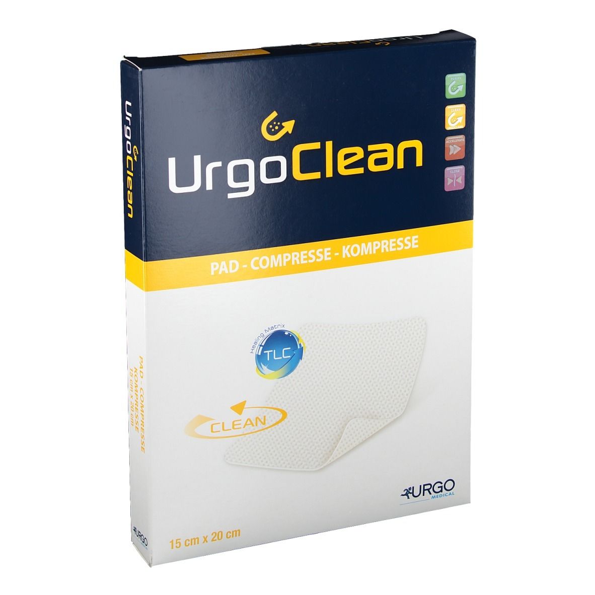 URGOCLEAN compresse 15x20 cm (10 pièces)