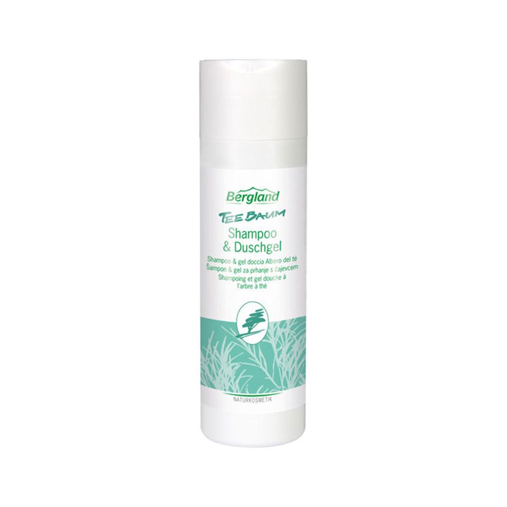 Bergland Shampooing & Gel-douche à l'arbre à thé (200 ml)