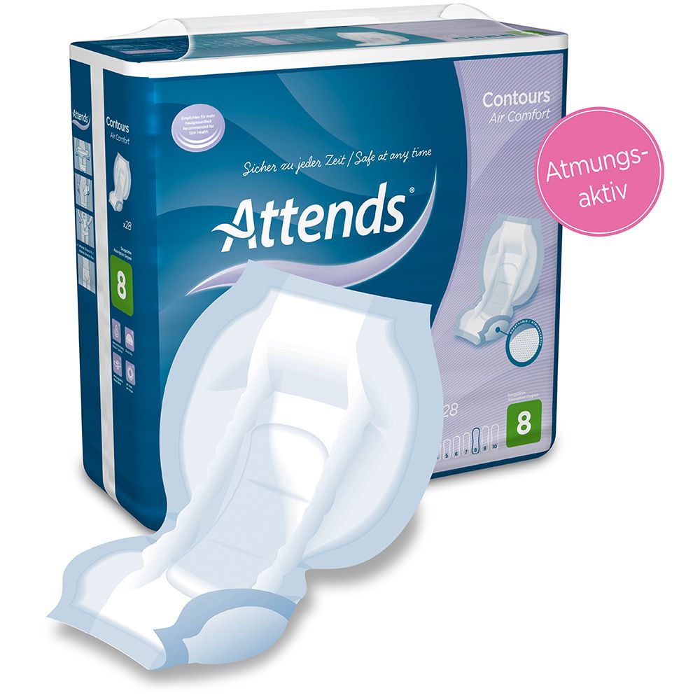 Attends Contours Air Comfort 8 protections (28 pièces)