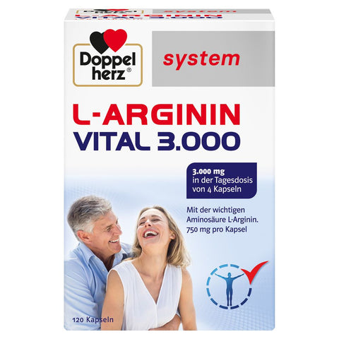 Doppelherz L-arginine Vital 3000 system capsules (120 pieces)