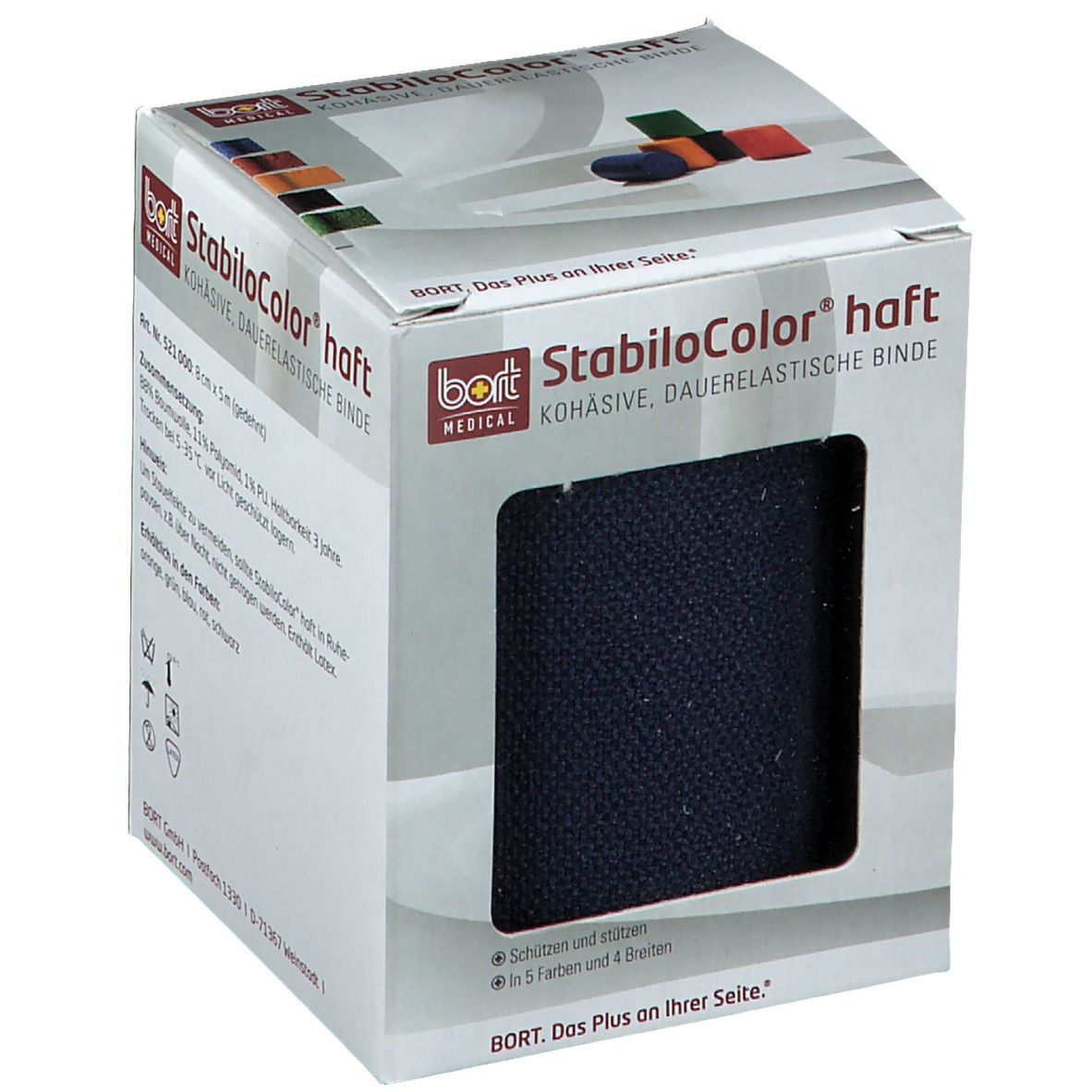 BORT StabiloColor® bande cohésive 8 cm bleu (1 pièce)
