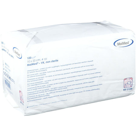 Compresses non tissées 10 x 20 cm non stériles (100 pièces)