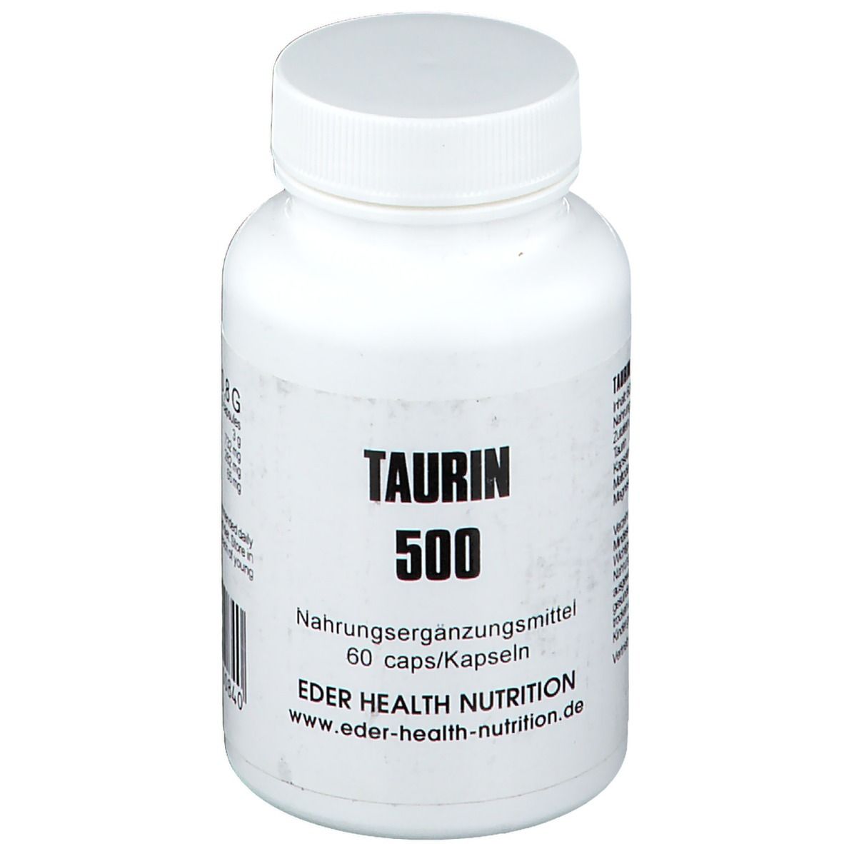 Taurine 500 gélules (60 pièces)