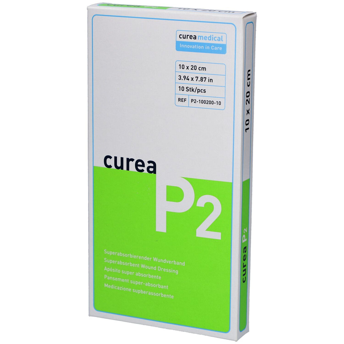 Curea P2 pansement superabsorbant 10 x 20 cm (10 pièces)