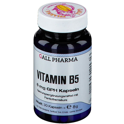 GALL PHARMA Vitamin B5 6 mg GPH gélules (30 gélules)
