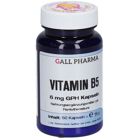 Gall Pharma Vitamine B5 6 mg GPH (60 pièces)
