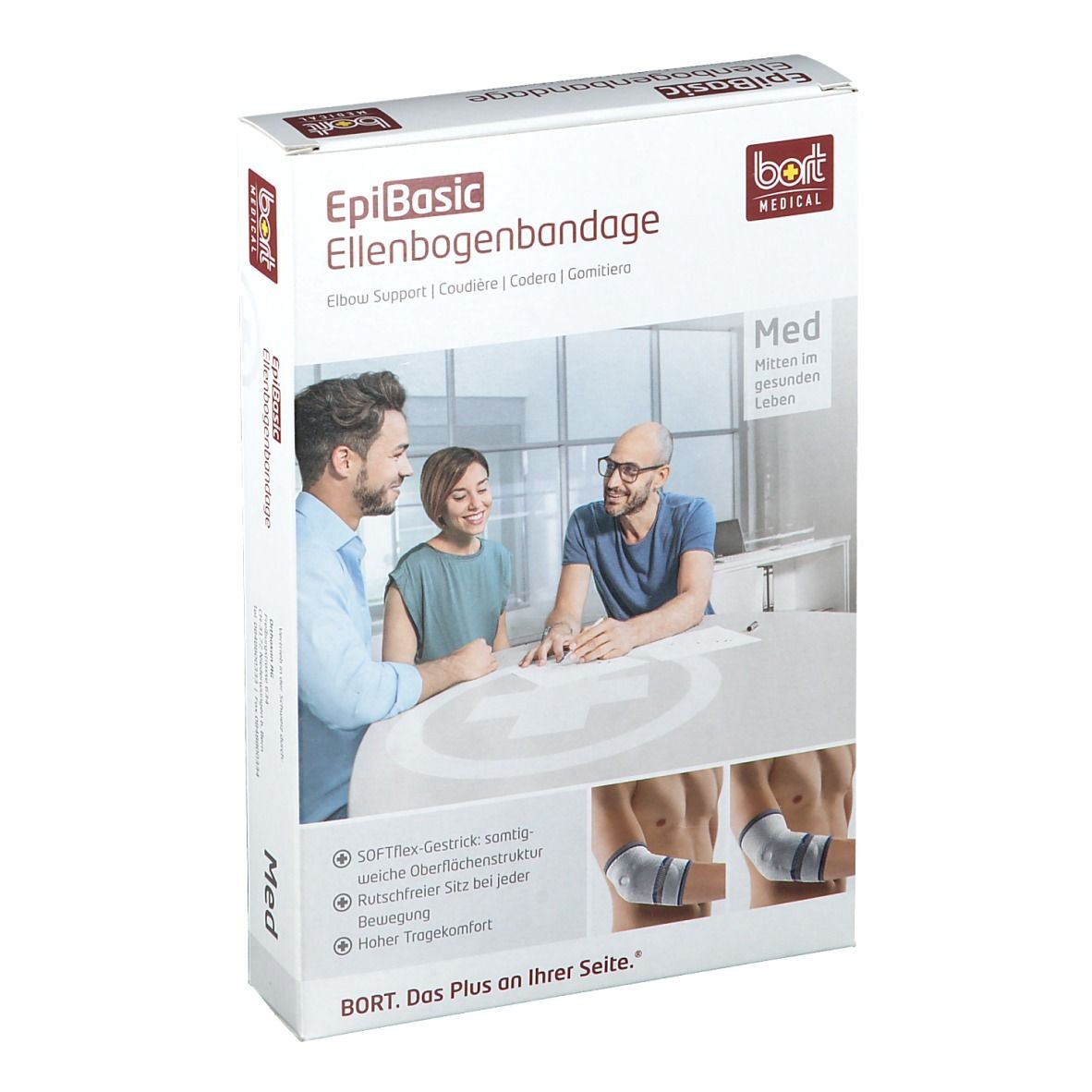 BORT Epi Basic Taille M noir — 1 pièce