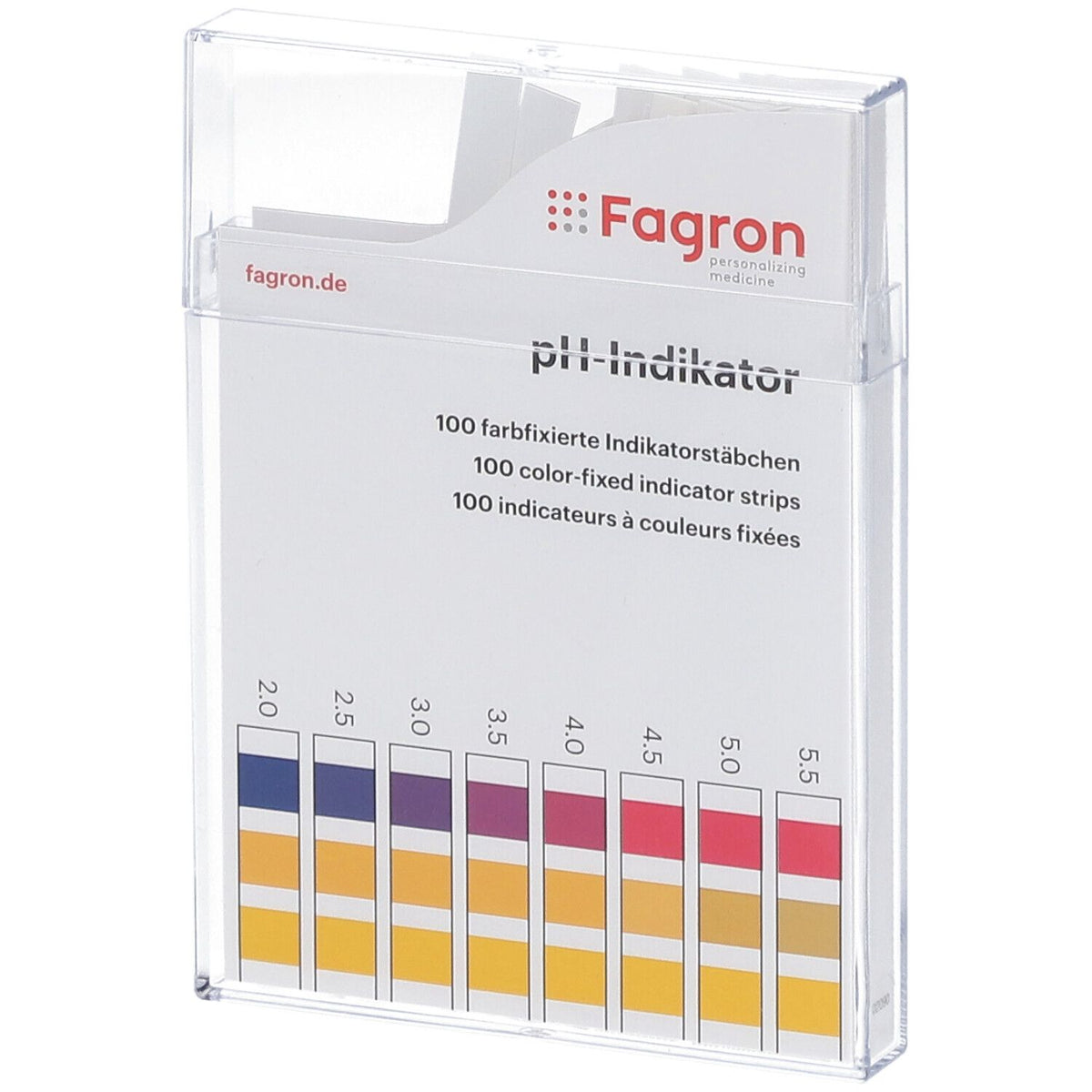 Fagron indicateur de pH (100 pièces)