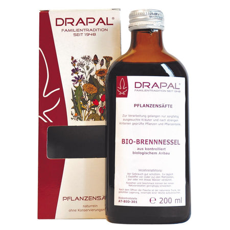 DRAPAL® Jus de plantes d'ortie bio (200 ml)