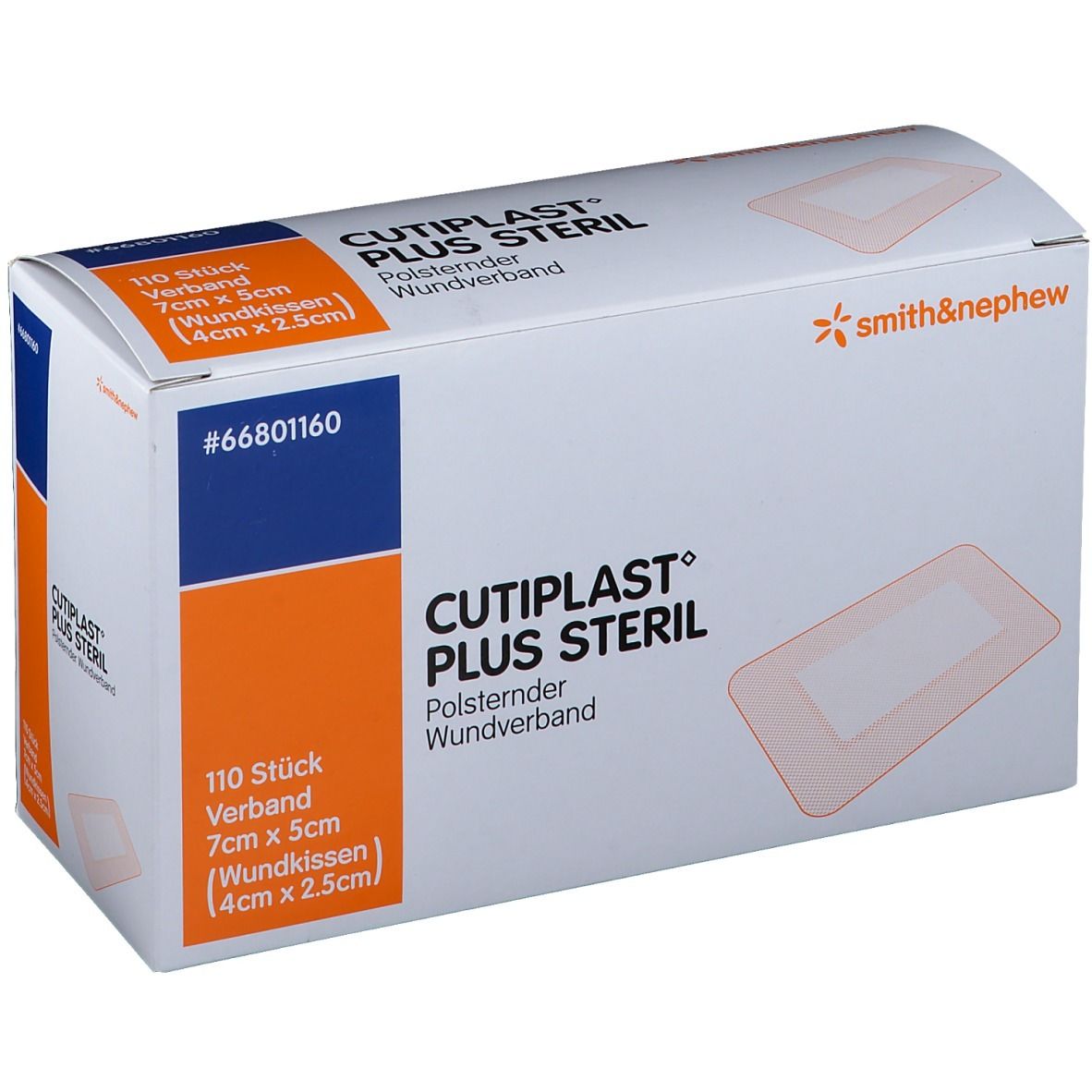 CUTIPLAST® Plus stérile 5x7cm (110 pièces)