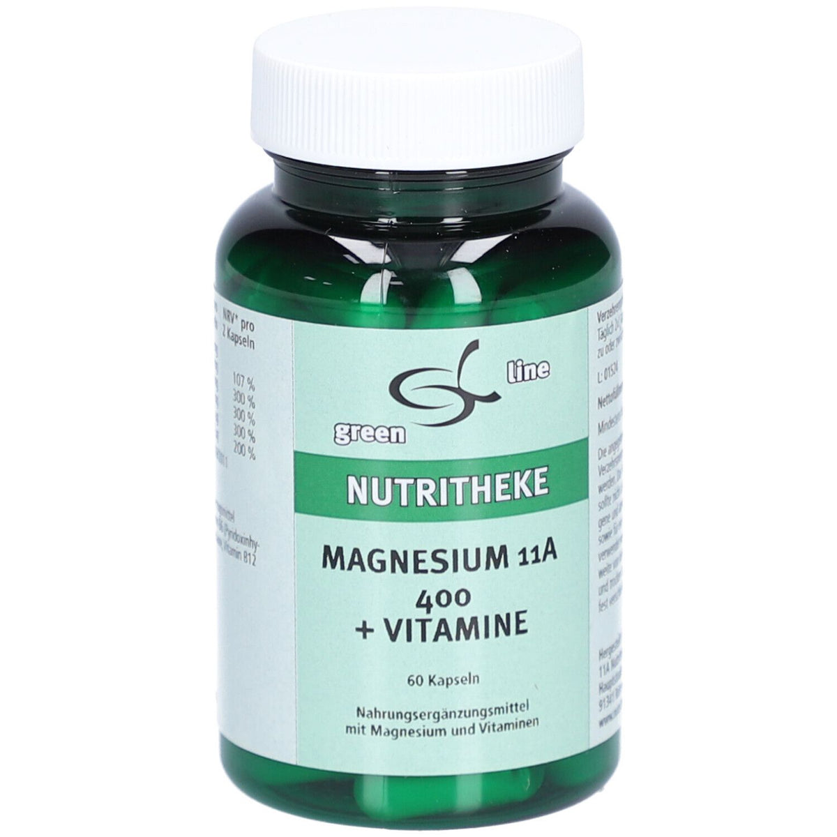 green line NUTRITHEKE Magnésium 11A 400 + Vitamine (60 pièces)