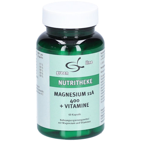 green line NUTRITHEKE Magnésium 11A 400 + Vitamine (60 pièces)