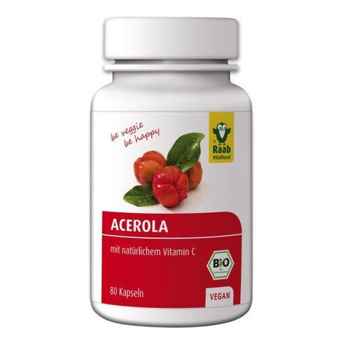 Raab Vitalfood Acerola Bio gélules (80)