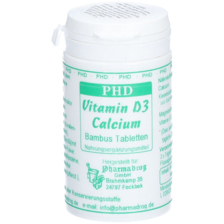 PHD Vitamin D3 Calcium Bambou comprimés (84 comprimés)