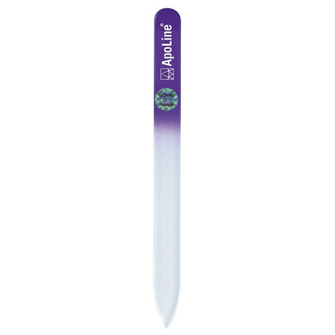 Wepa ApoLine® lime à ongles en verre, simple, lilas, 9 cm (1 pièce)