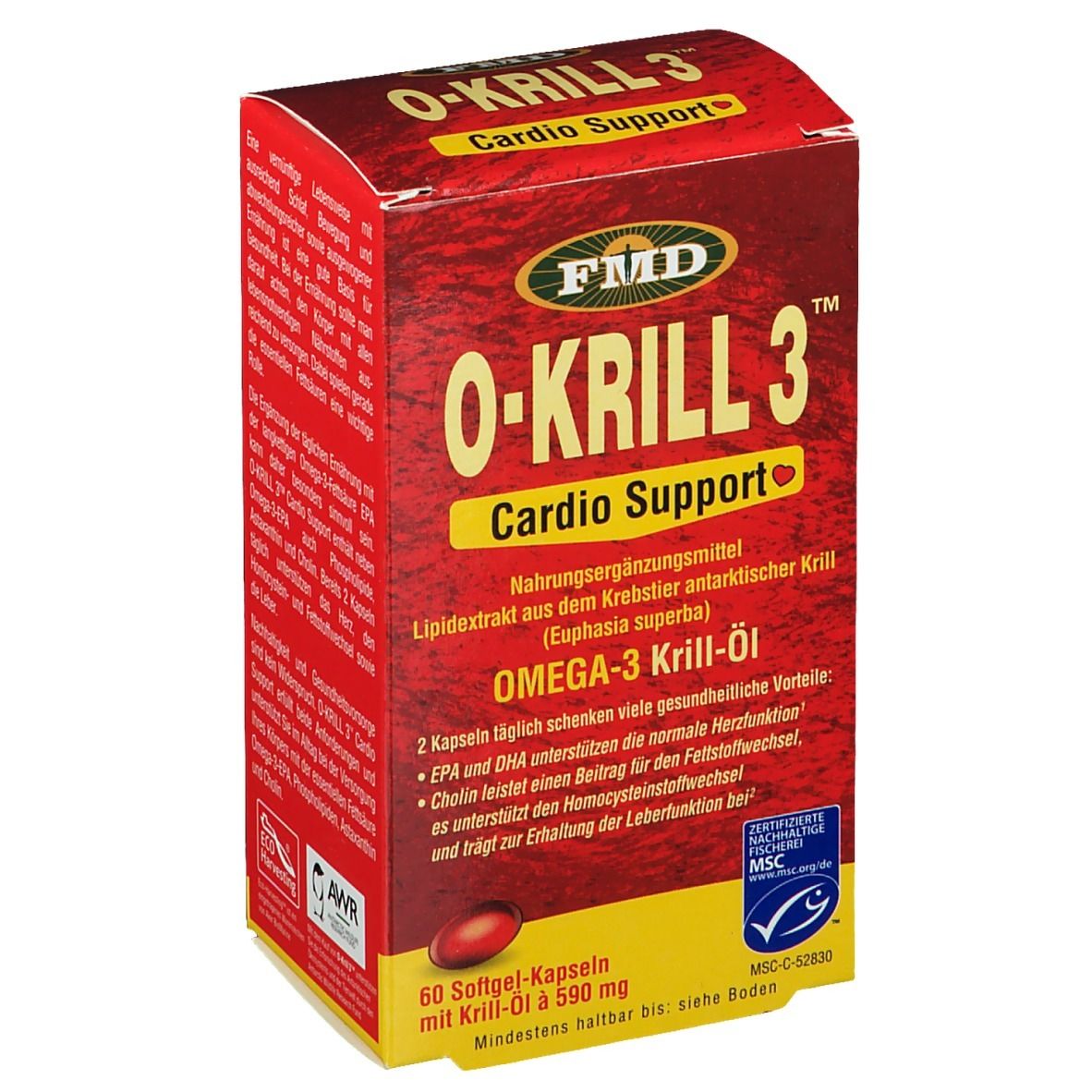 Udo's Choice® O-Krill 3 — 60 pièces
