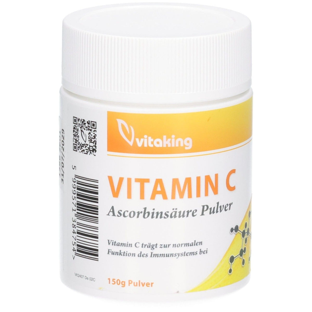 Vitaking Vitamine C acide ascorbique (150 g)