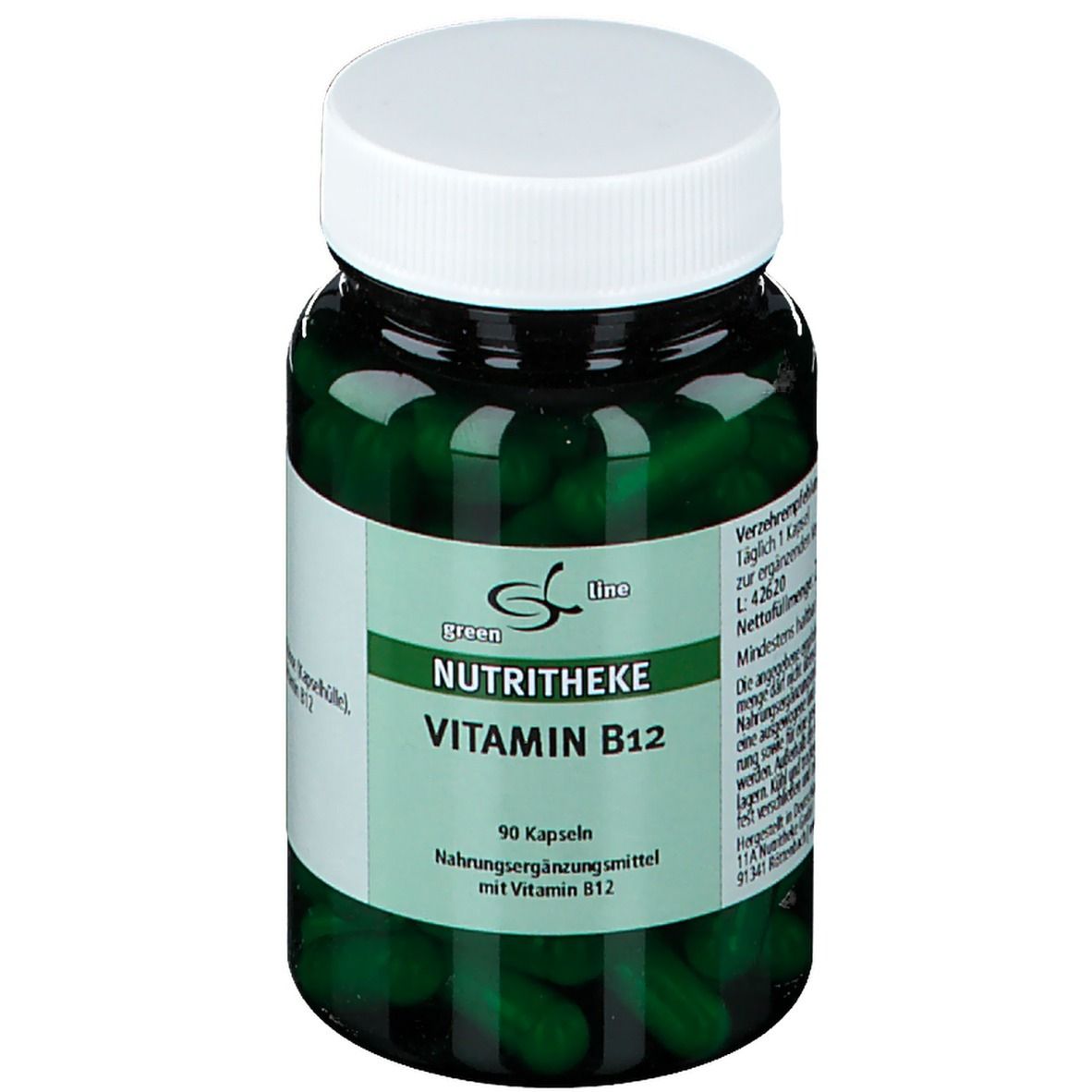 green line NUTRITHEKE Vitamin B12 (90 gélules)