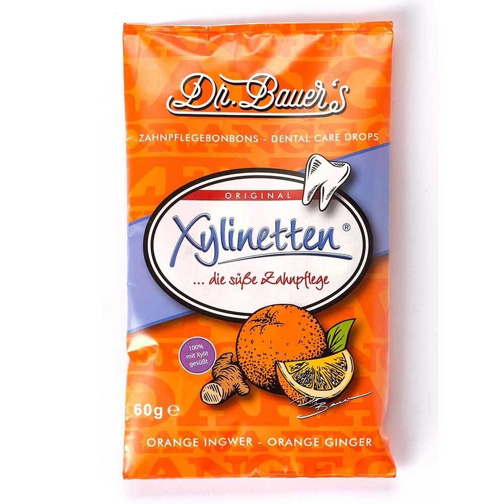 Dr. Bauer's Xylinetten orange-gingembre (60 g)