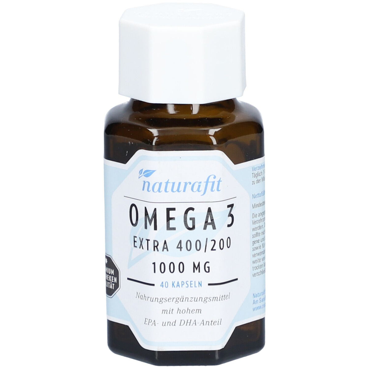 naturafit OMEGA 3 EXTRA 400/200  1000 mg — 40 gélules