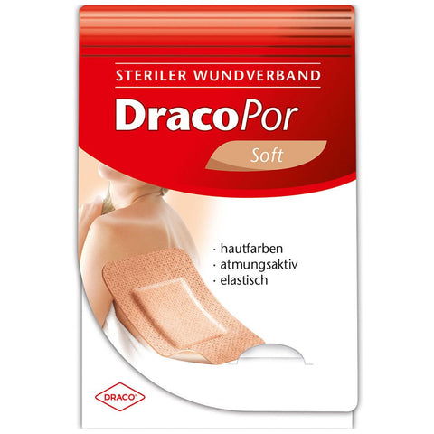 DracoPor pansement Soft stérile couleur peau 3,8 x 3,8 cm (10 pièces)