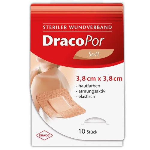 DracoPor pansement Soft couleur peau stérile 3,8 x 3,8 cm (50 pièces)