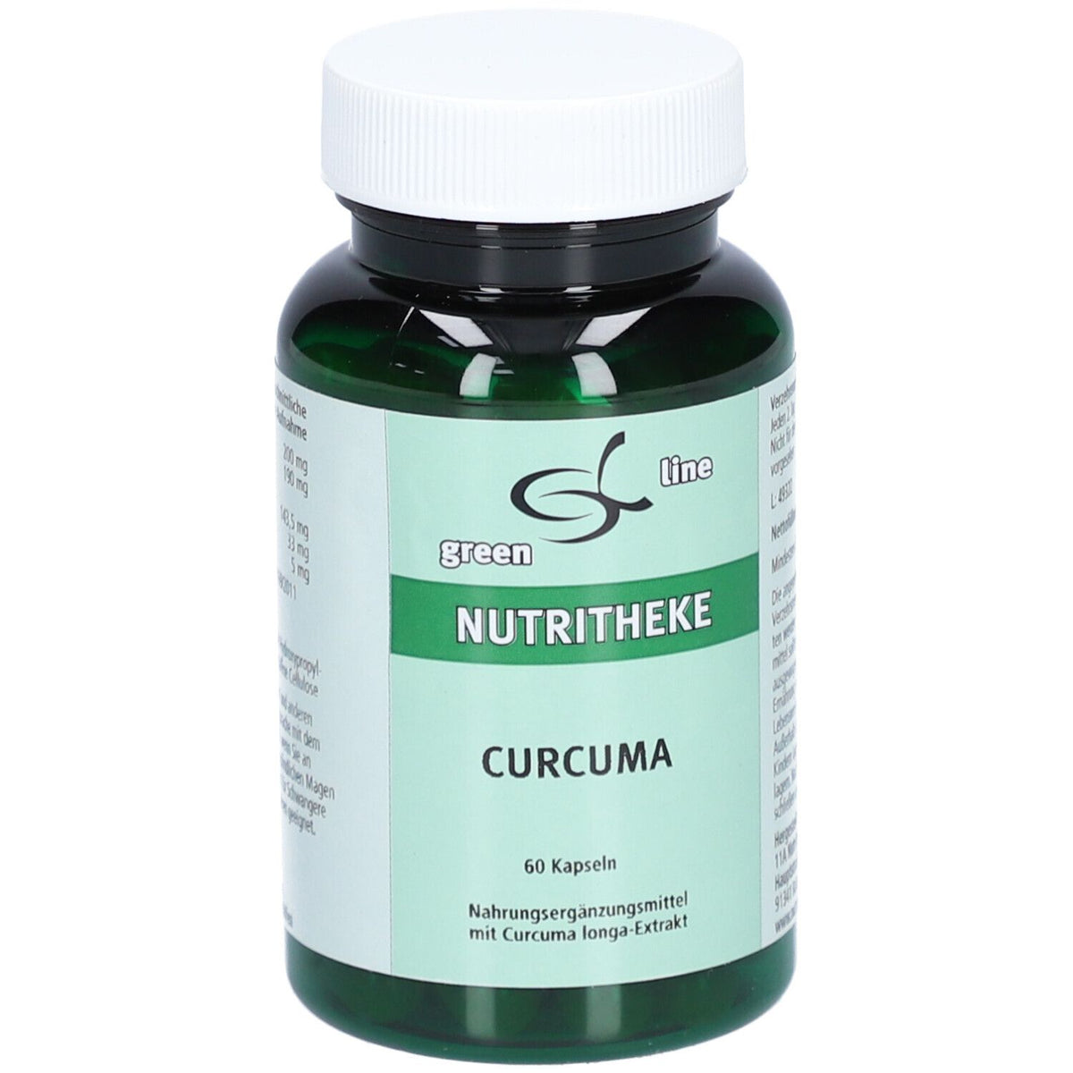 green line NUTRITHEKE Curcuma (60 gélules)