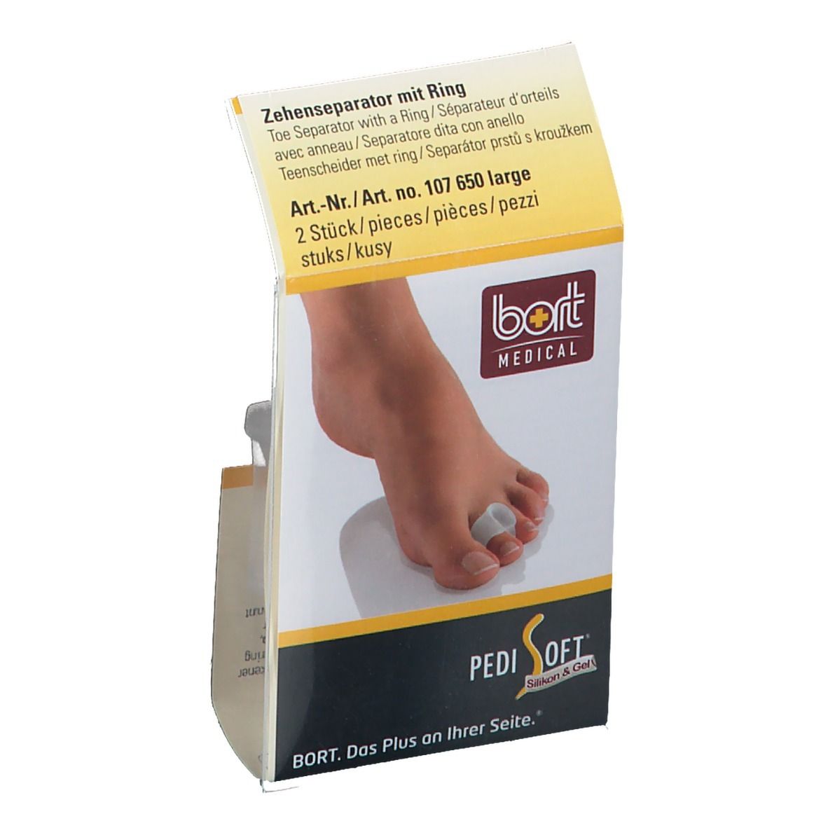 BORT PediSoft® séparateur d'orteils avec anneau taille L (1 pièce)