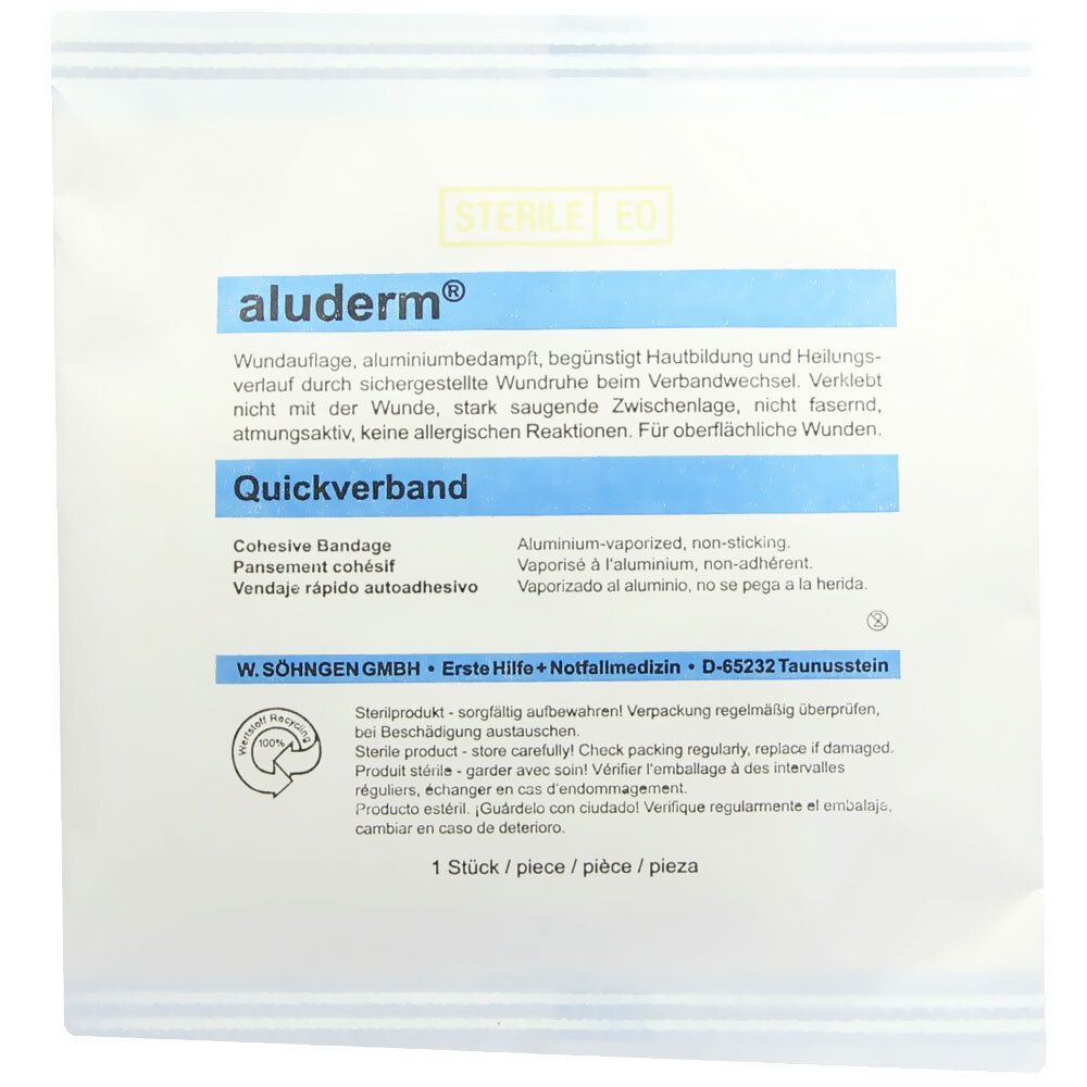Aluderm pansement rapide petit (1 pièce)