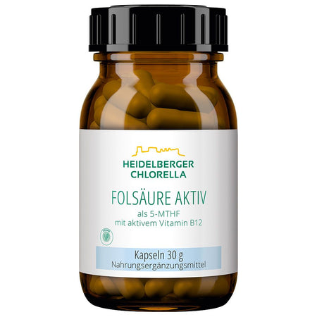 Heidelberger Chlorella® acide folique actif + vitamine B12 active (60 gélules)