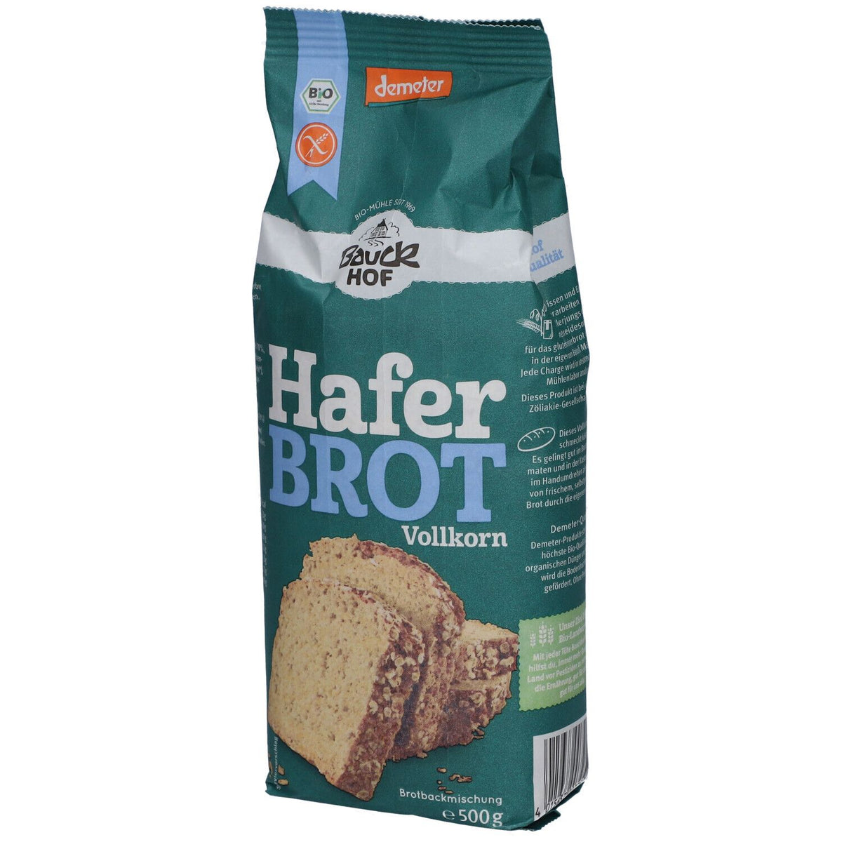Bauckhof mélange pour pain complet à l'avoine, sans gluten (500 g)