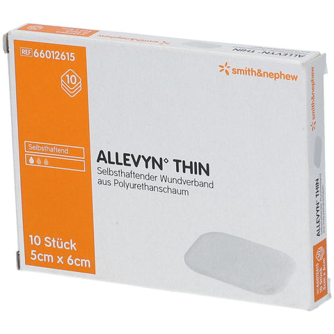 Allevyn Thin thin dressing 5x6 cm (10 pieces)