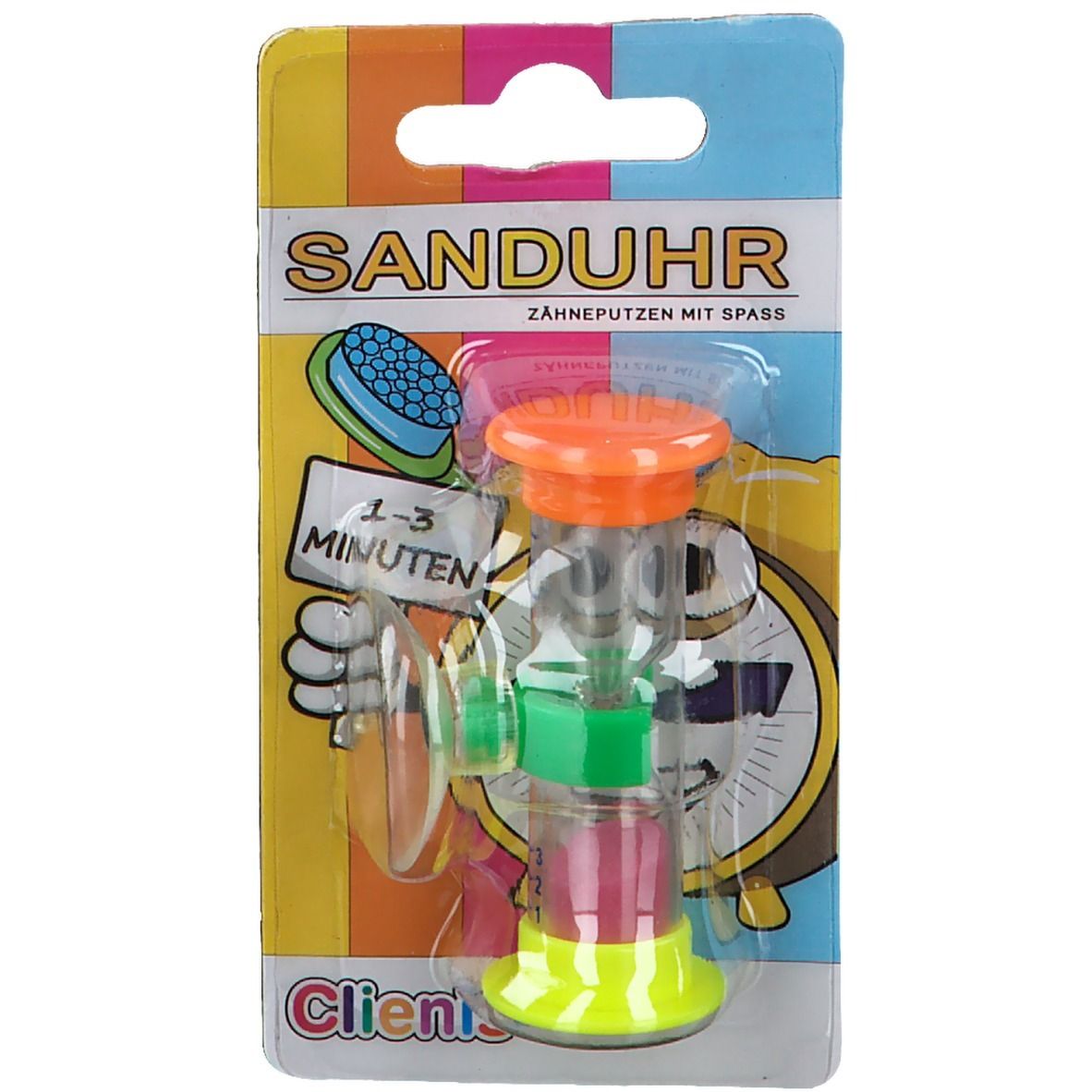 Clienis® sablier 1 - 3 minutes (1 pièce)