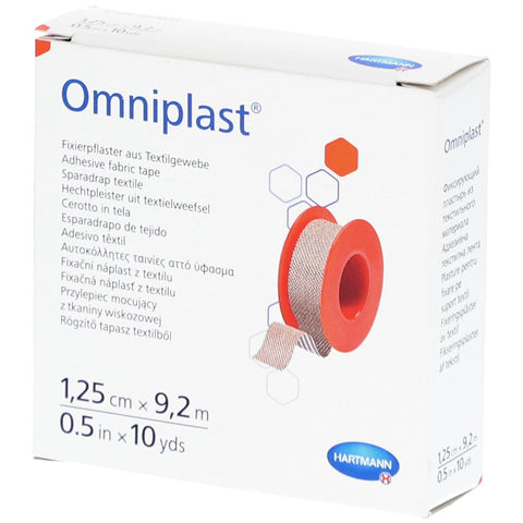 OMNIPLAST Pansement adhésif textile (1,25 cm x 9,2 m)
