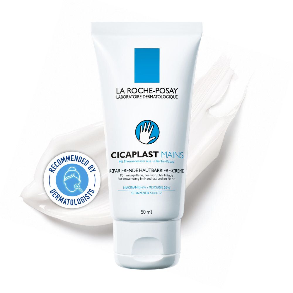 La Roche Posay Cicaplast Mains crème régénérante barrière cutanée pour peaux sèches (50 ml)