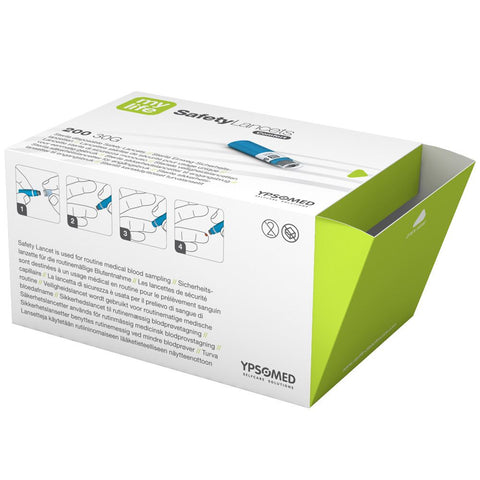 mylife SafetyLancets Comfort lancettes de sécurité 30G 1,2 mm (200 pièces)