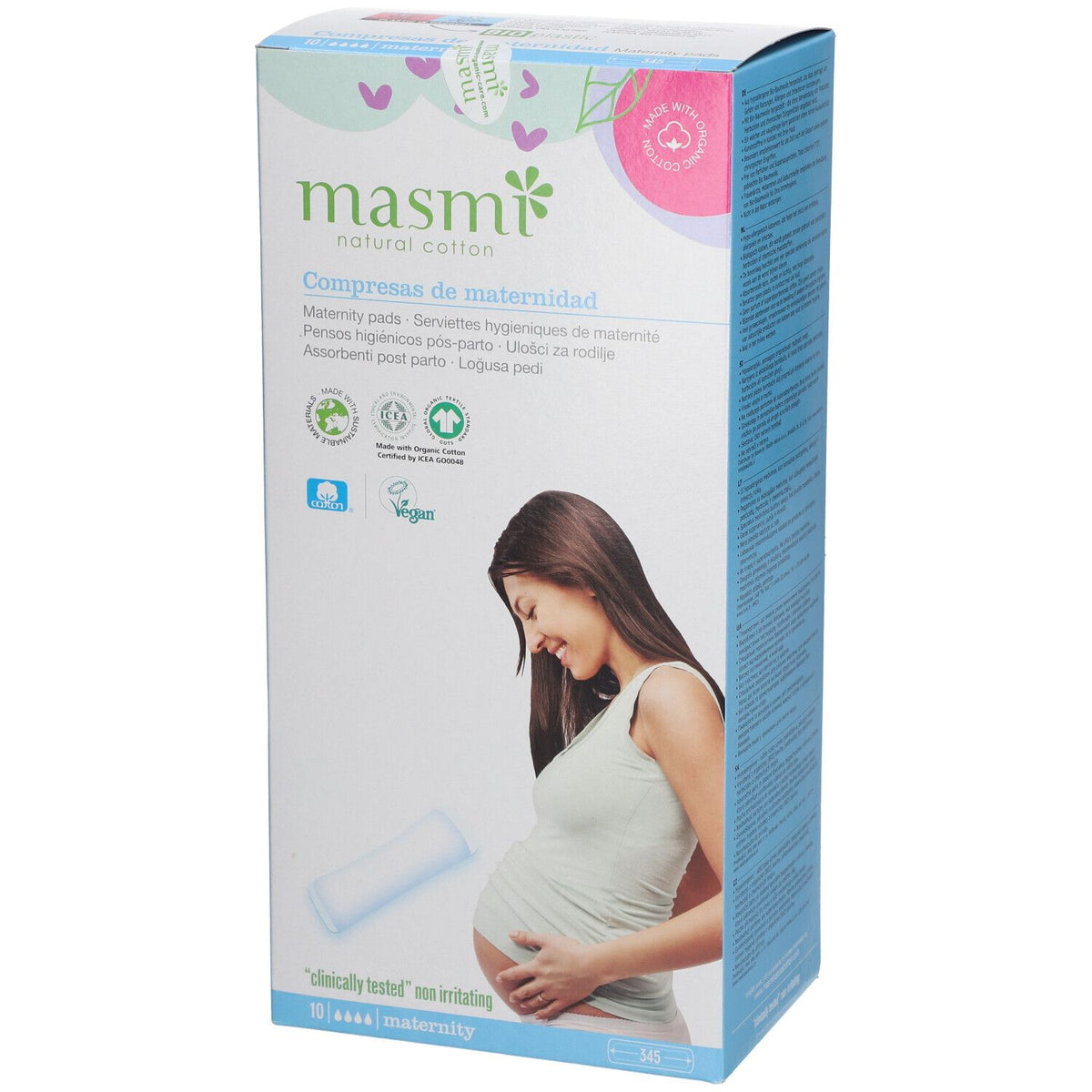 masmi serviettes post-natales (10 pièces)