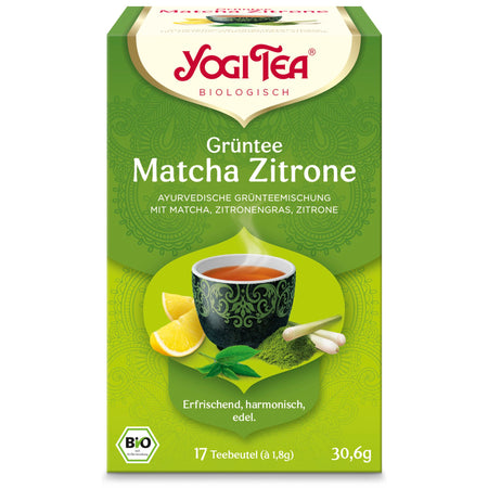 YOGI TEA® Thé vert Matcha Citron bio (17x1,8 g)