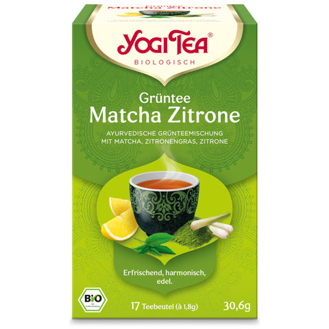 YOGI TEA® Thé vert Matcha Citron bio (17x1,8 g)
