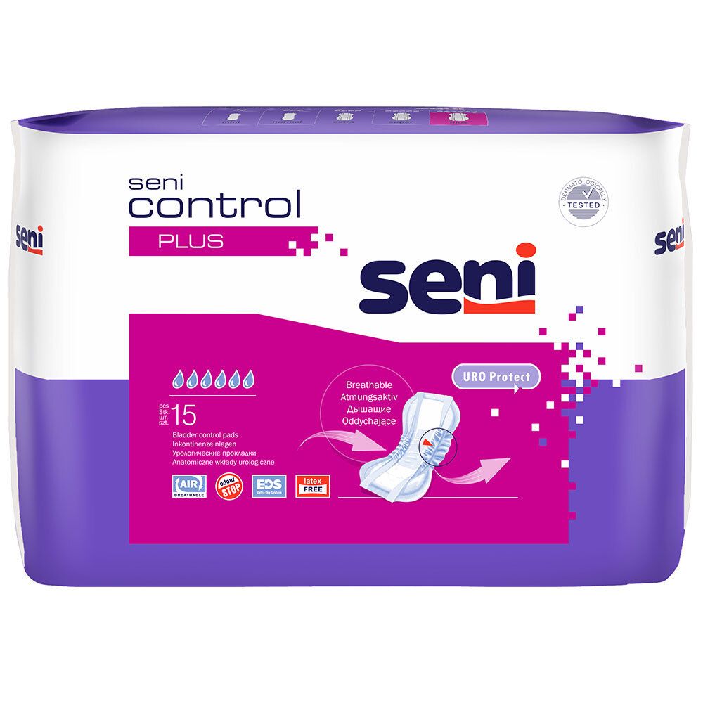 Seni Control protège-slips Plus (15 pièces)