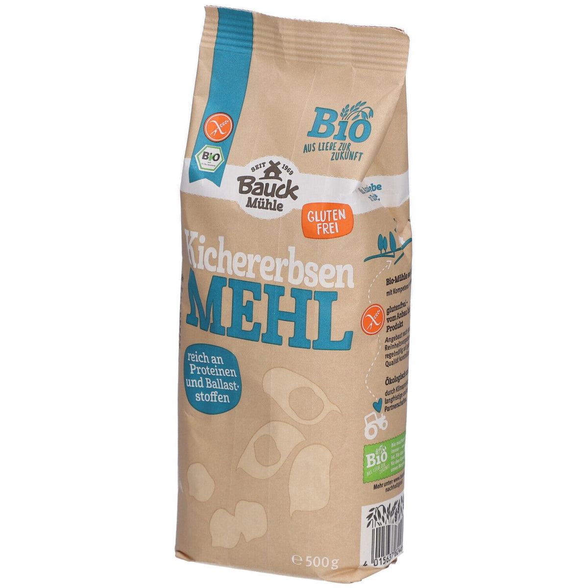 Bauckhof farine de pois chiches, sans gluten (500 g)
