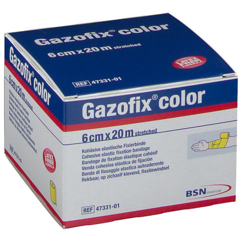 Gazofix® color 6 cm x 20 m jaune