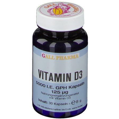 Gall Pharma Vitamin D3 125 µg GPH gélules (30 gélules)