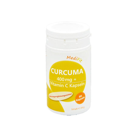 Curcuma 400 mg + Vitamine C — 60 pièces
