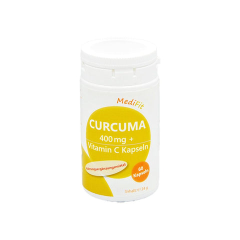 Curcuma 400 mg + Vitamine C — 60 pièces